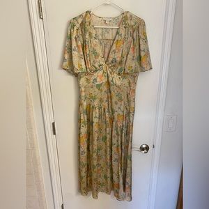 Topshop Satin Tea Dress